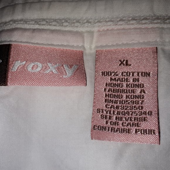 NWOT ROXY XL Cotton Eyeletish Mini Skirt/Beach cover - Picture 3 of 4